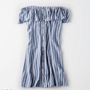 american eagle off the shoulder mini dress